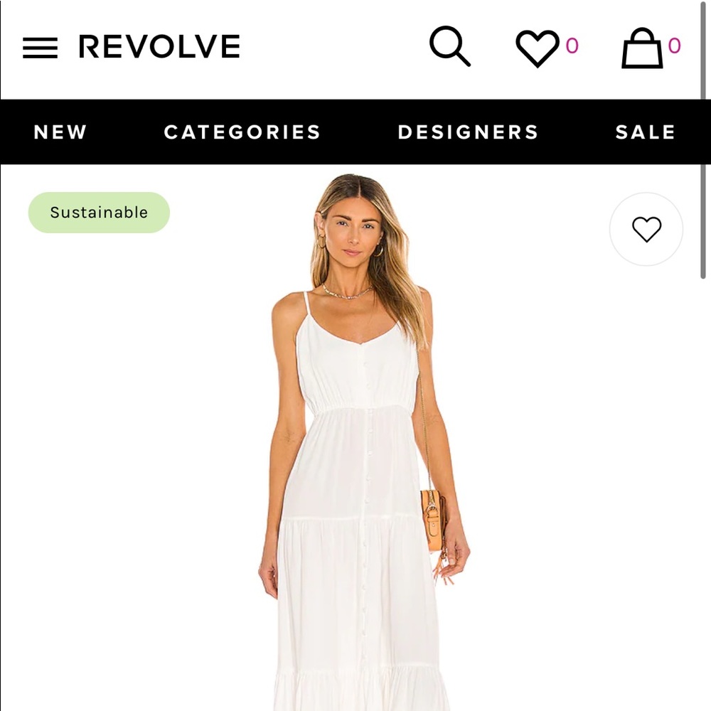 BB Dakota XS White Maxi, tags on
